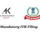 Mandatory ITR filling