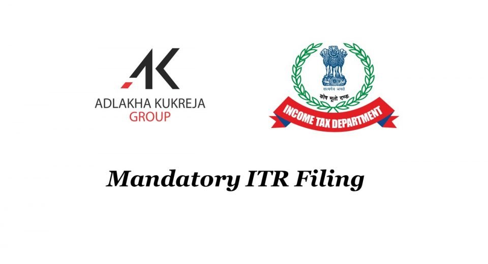 Mandatory ITR filling