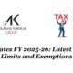 TDS Rates FY 2025-26: Latest Chart, Limits and Exemptions